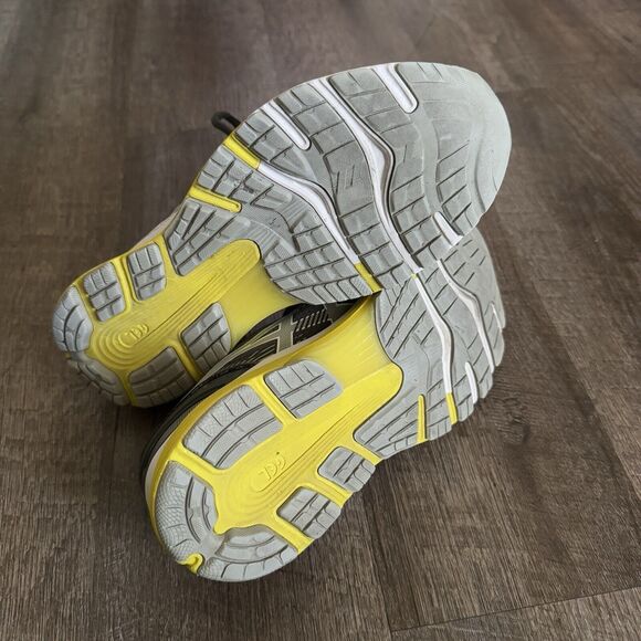 Asics Gel Nimbus Gray Yellow Womans Athletic Shoes Size 9 - Picture 7 of 9